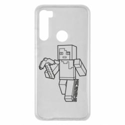 Чехол для Xiaomi Redmi Note 8 Minecraft and hero nickname - PrintSalon