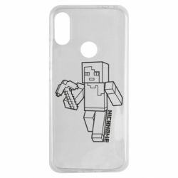 Чехол для Xiaomi Redmi Note 7 Minecraft and hero nickname - PrintSalon