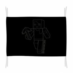 Флаг Minecraft and hero nickname - PrintSalon