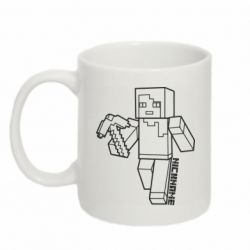 Чашка 320ml Minecraft and hero nickname
