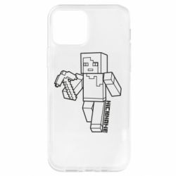 Чехол для iPhone 12 Pro Minecraft and hero nickname - PrintSalon