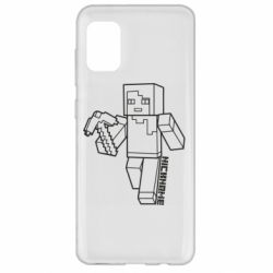 Чехол для Samsung A31 Minecraft and hero nickname - PrintSalon