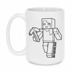 Чашка 420ml Minecraft and hero nickname - PrintSalon