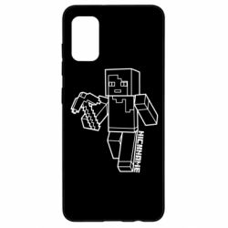 Чехол для Samsung A41 Minecraft and hero nickname - PrintSalon