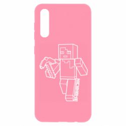Чехол для Samsung A50 Minecraft and hero nickname - PrintSalon