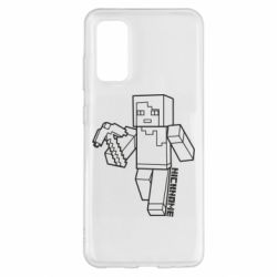 Чехол для Samsung S20 Minecraft and hero nickname - PrintSalon