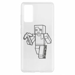 Чехол для Samsung S20 FE Minecraft and hero nickname - PrintSalon
