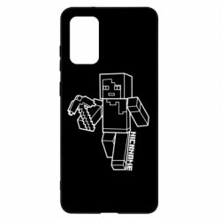 Чехол для Samsung S20+ Minecraft and hero nickname - PrintSalon
