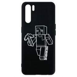 Чехол для Oppo A91/Reno3 Minecraft and hero nickname - PrintSalon