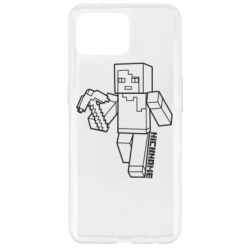 Чехол для Oppo Reno 4 Lite Minecraft and hero nickname - PrintSalon