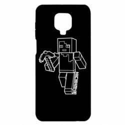 Чехол для Xiaomi Redmi Note 9S/9Pro/9Pro Max Minecraft and hero nickname - PrintSalon