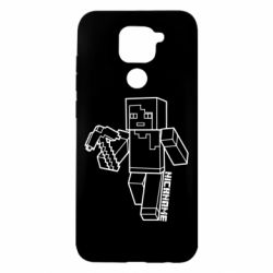 Чехол для Xiaomi Redmi Note 9/Redmi 10X Minecraft and hero nickname - PrintSalon