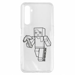 Чехол для Realme 6 Pro Minecraft and hero nickname - PrintSalon