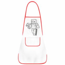 Фартук Minecraft and hero nickname - PrintSalon