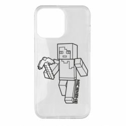 Чехол для iPhone 14 Pro Max Minecraft and hero nickname - PrintSalon