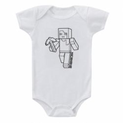 Детский бодик Minecraft and hero nickname - PrintSalon