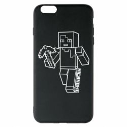 Чехол для iPhone 6 Plus/6S Plus Minecraft and hero nickname - PrintSalon