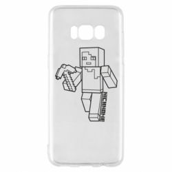Чехол для Samsung S8 Minecraft and hero nickname - PrintSalon