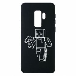 Чехол для Samsung S9+ Minecraft and hero nickname - PrintSalon