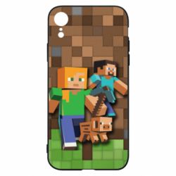 Чохол для iPhone XR Minecraft and heroes - PrintSalon