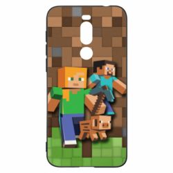 Чохол для Meizu X8 Minecraft and heroes - PrintSalon