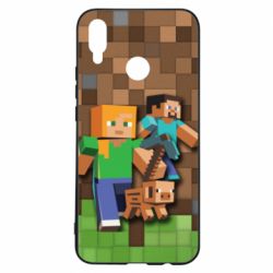 Чохол для Huawei P Smart Plus 2018 Minecraft and heroes - PrintSalon