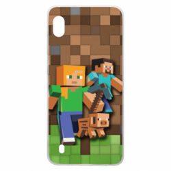 Чохол для Samsung A10 Minecraft and heroes - PrintSalon