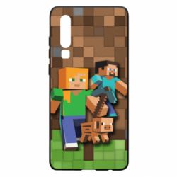 Чохол для Huawei P30 Minecraft and heroes - PrintSalon