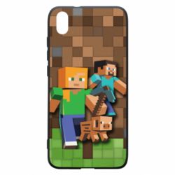 Чохол для Xiaomi Redmi 7A Minecraft and heroes - PrintSalon
