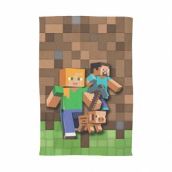 Рушник з принтом Minecraft and heroes - PrintSalon