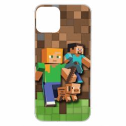 Чохол для iPhone 11 Minecraft and heroes - PrintSalon