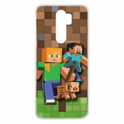 Чохол для Xiaomi Redmi Note 8 Pro Minecraft and heroes - PrintSalon