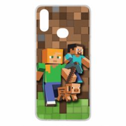 Чохол для Samsung A10s Minecraft and heroes - PrintSalon