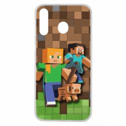 Чохол для Samsung M30 Minecraft and heroes - PrintSalon
