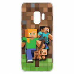 Чохол для Samsung S9 Minecraft and heroes - PrintSalon