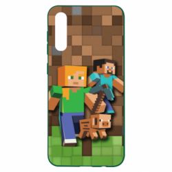 Чохол для Samsung A50 Minecraft and heroes - PrintSalon