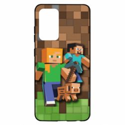 Чохол для Samsung A52 5G Minecraft and heroes - PrintSalon