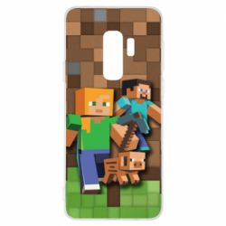 Чохол для Samsung S9+ Minecraft and heroes - PrintSalon
