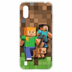 Чохол для Samsung A01 / M01 Minecraft and heroes - PrintSalon