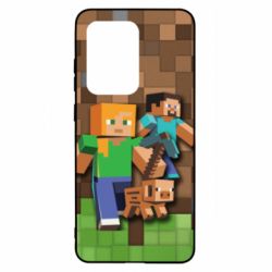 Чохол для Samsung S20 Ultra Minecraft and heroes - PrintSalon