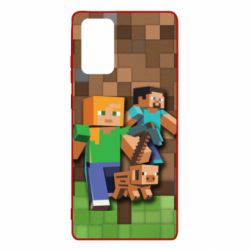 Чохол для Samsung Note 20 Minecraft and heroes - PrintSalon