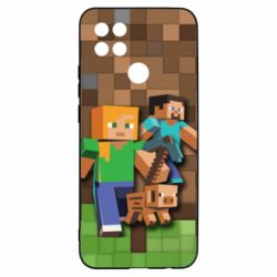 Чохол для Oppo A15s / A15 Minecraft and heroes - PrintSalon