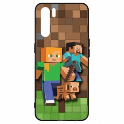 Чохол для Oppo A91 / Reno3Minecraft and heroes - PrintSalon