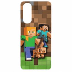 Чохол для Oppo Reno 4 Pro Minecraft and heroes - PrintSalon