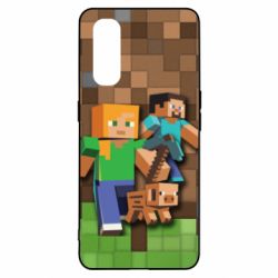 Чохол для Oppo Find X2Minecraft and heroes - PrintSalon