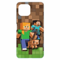 Чохол для Xiaomi Mi11 Lite Minecraft and heroes - PrintSalon