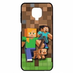 Чохол для Xiaomi Redmi Note 9S / 9Pro / 9Pro Max Minecraft and heroes - PrintSalon