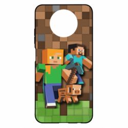 Чохол для Xiaomi Redmi Note 9 5G/Redmi Note 9T Minecraft and heroes - PrintSalon