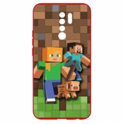 Чохол для Xiaomi Redmi 9 Minecraft and heroes - PrintSalon