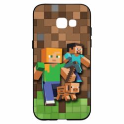 Чохол для Samsung A5 2017 Minecraft and heroes - PrintSalon